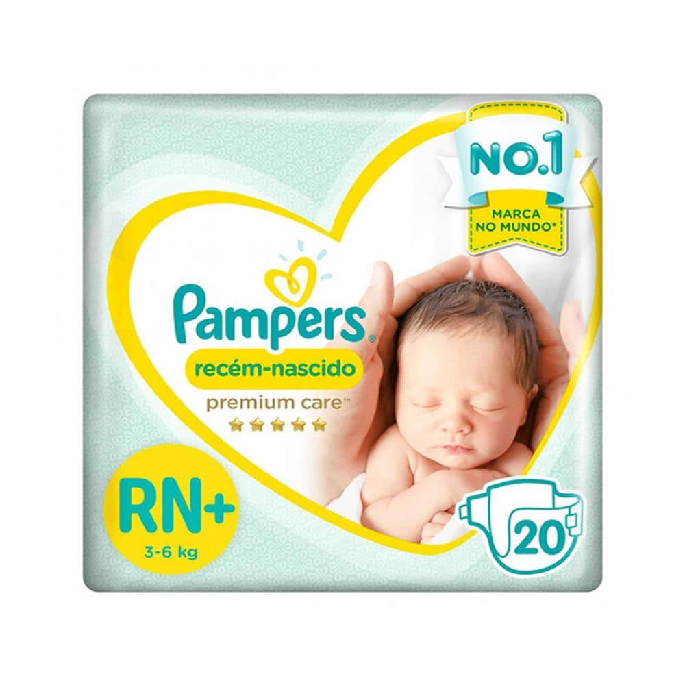 Panales Pampers Recien Nacido Premiun Care 20 Unidades