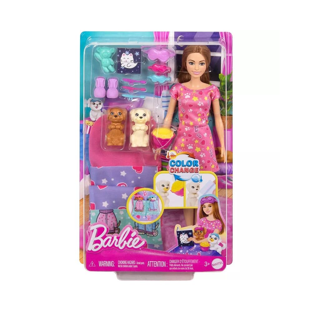 Kit De Jogo Mattel Barbie Slumber Party Playset