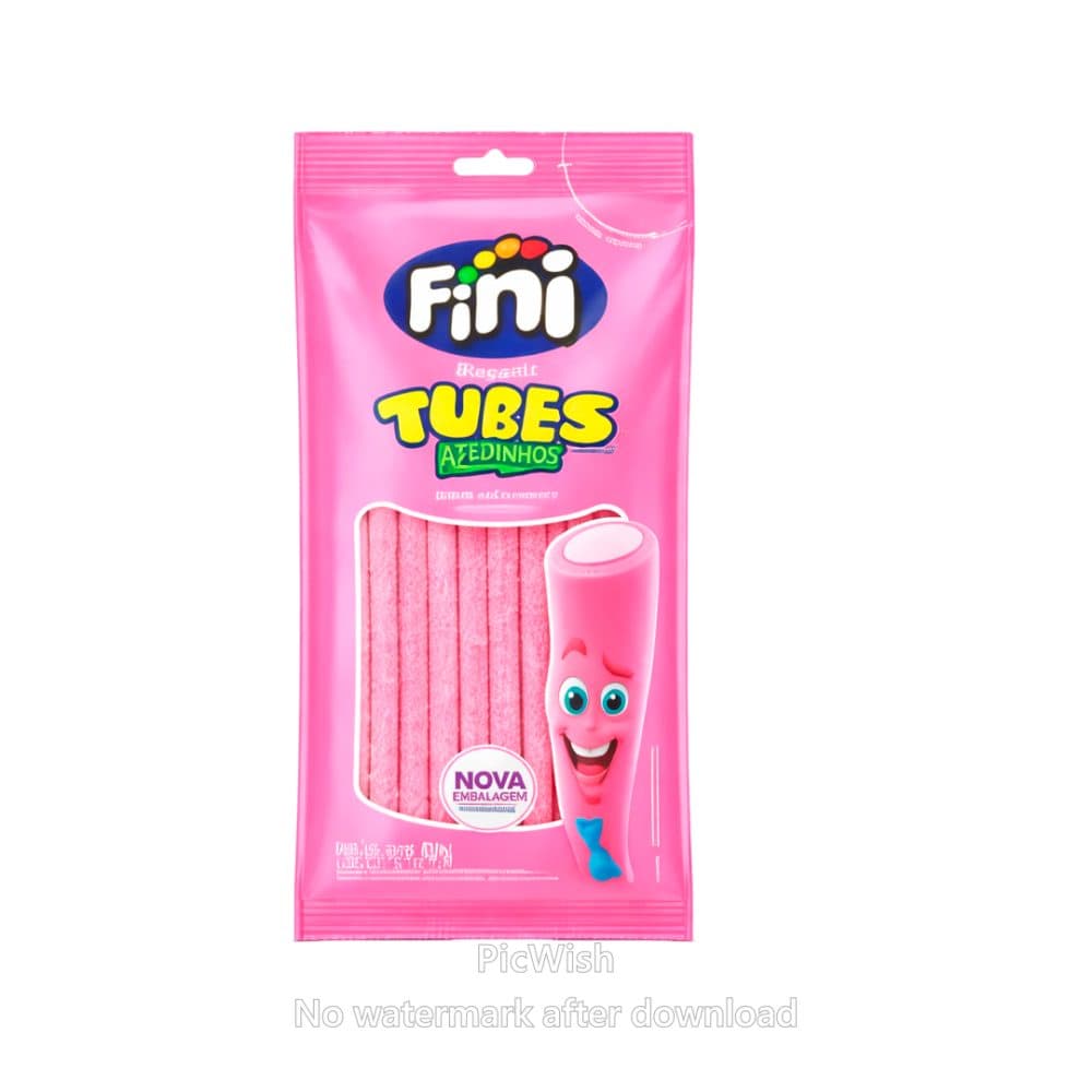 Goma Fini Regaliz Tubes Azedinhos Tutti Fruti 80G