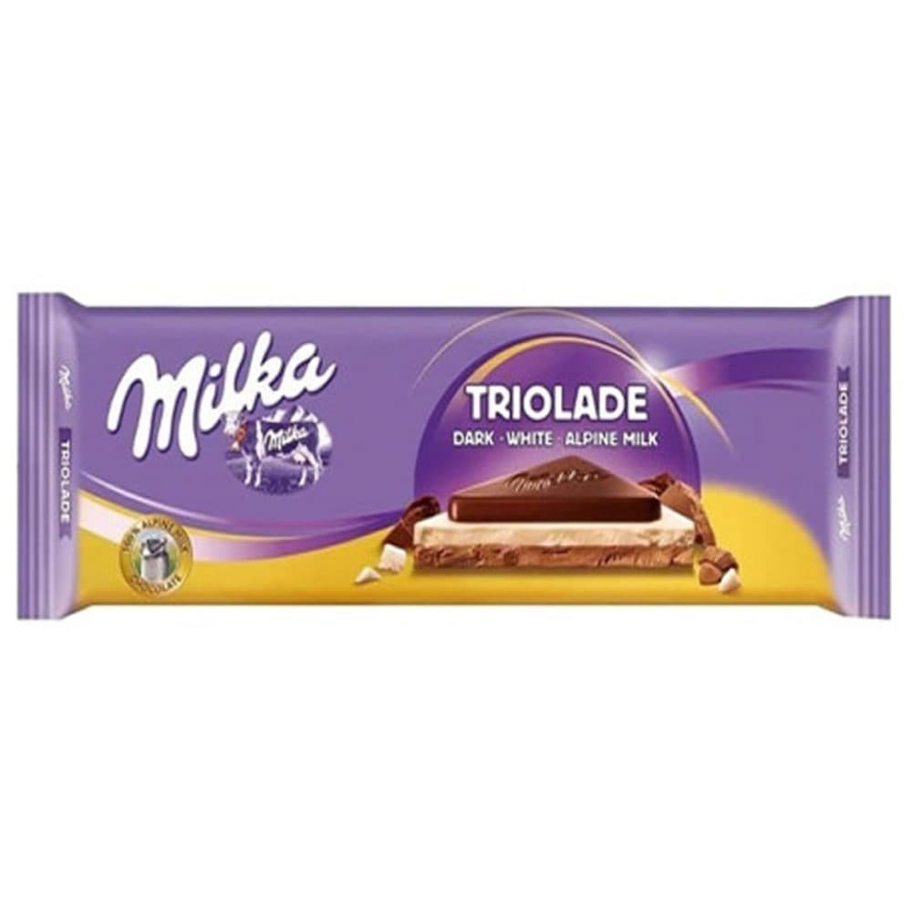 Barra De Chocolate Milka Triolade