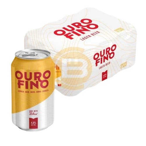 Beb Cerveja Py Ouro Fino Lata Pack 354ML