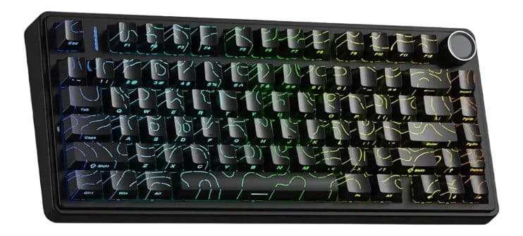 Teclado Mecanico Aula F75 Rbg 75 Star Vector Contour Seiya