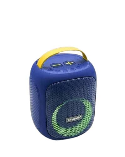 Speaker Ecopower Fluorescent BT USB Sd Aux Fm