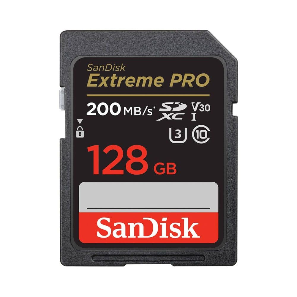 SanDisk Memoria Sd Extreme Pro 200 C10 U3 V30 128GB