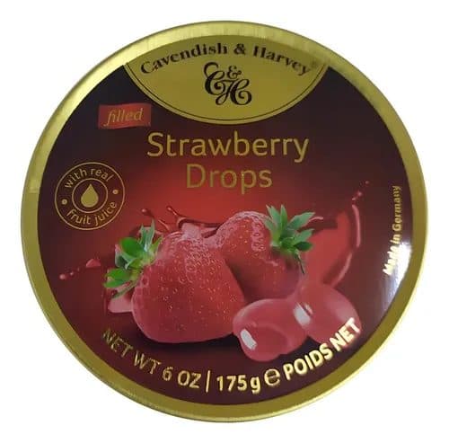 Bala De Frutas Cavendish Harvey Lemon Strawberry Drop 175G 508