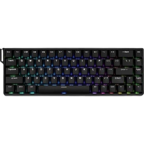 Teclado Mecanico Aula He Rbg 60 Wood Magnetic