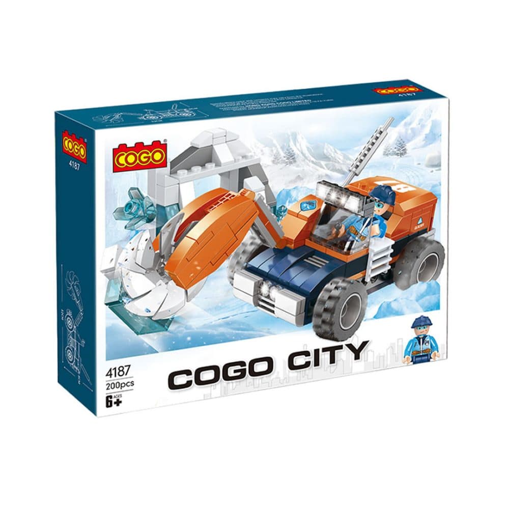 Bloques De Construccion Cogo Educativos Ensamblar City 200 Piezas