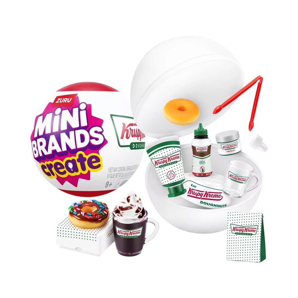 Kit De Jogo Zuru Mini Brands Create Krispy Kreme GQ2