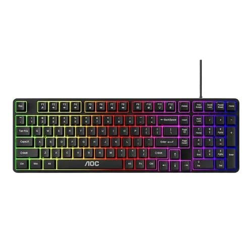 Teclado USB Gaming Aoc Espanhol Abnt