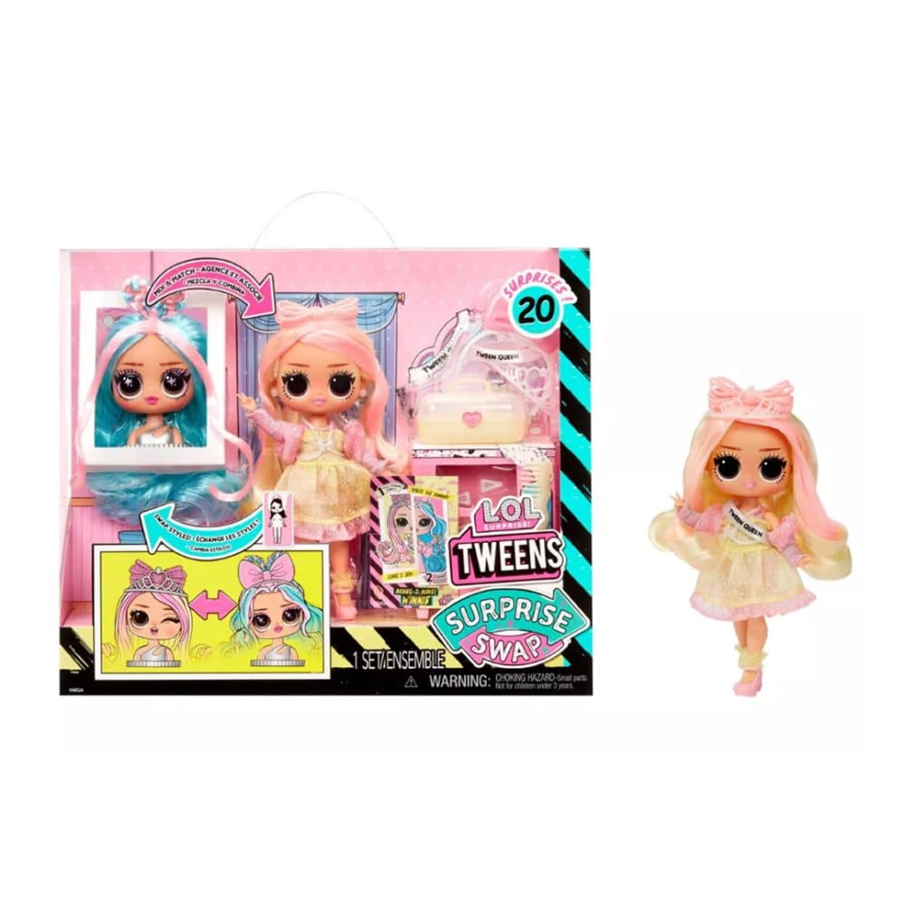 Muneca Surprise Tweens Surprise Swap Braids 2 Waves Fashion