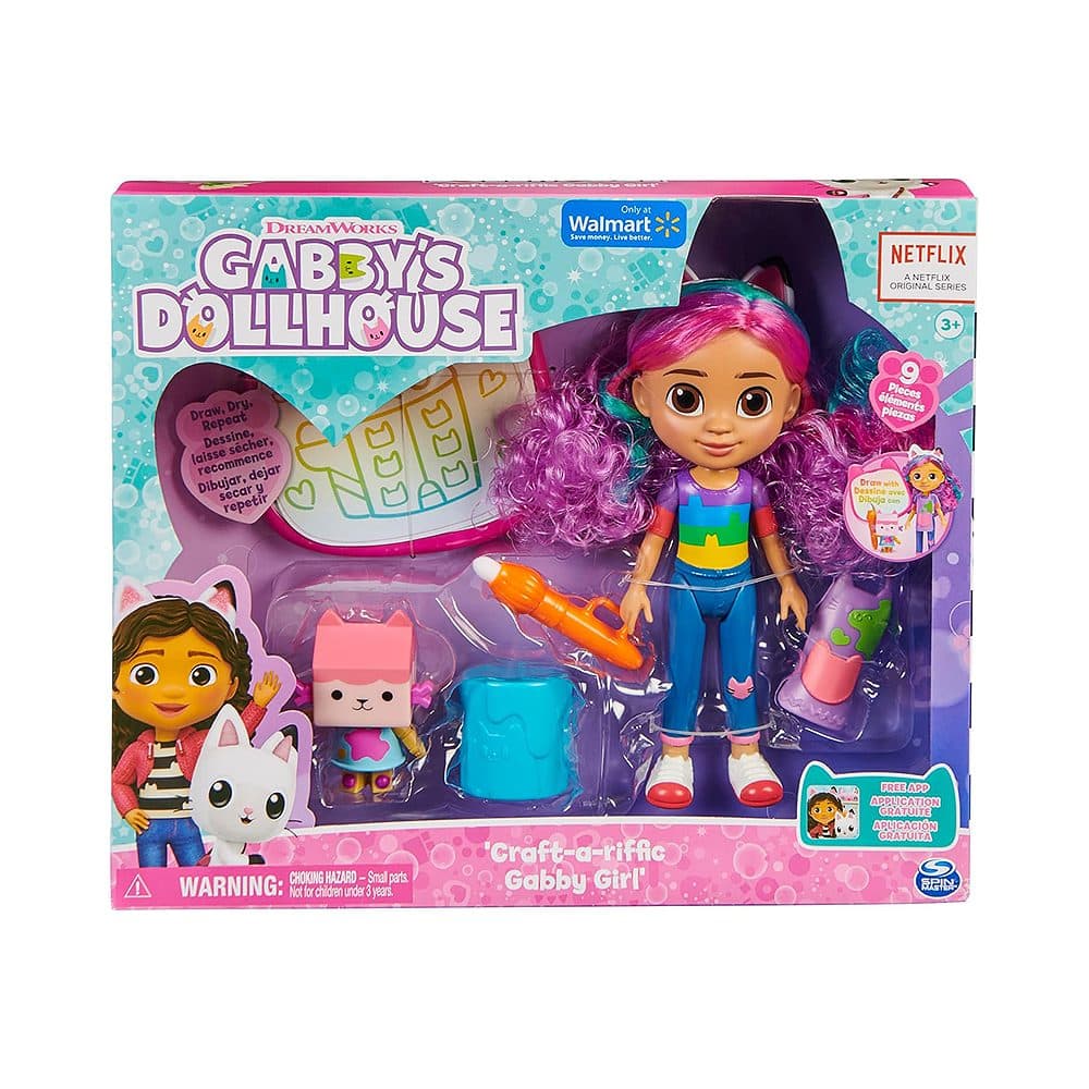 Kit De Jogo Spin Master Dreamworks Gabby Dollhouse Craft Riffic Gabby Girl