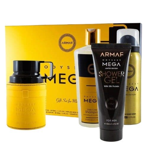 Armaf Odyssey Kit Mega Limit Edition Shower Deo Shampo 100ML EDP Masculino