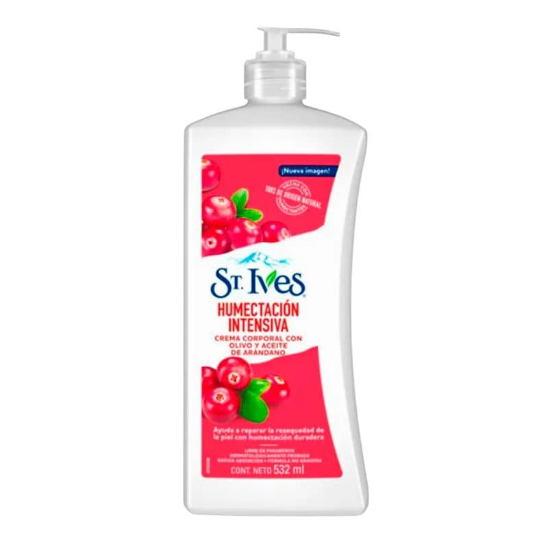 Creme Corp St Ives Humectacion Intensiva Aceite Arandano 532ML