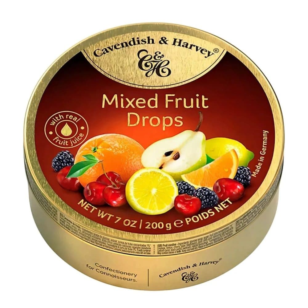 Bala De Frutas Cavendish Harvey Mixed All Fruit Drops Lata 200G 003