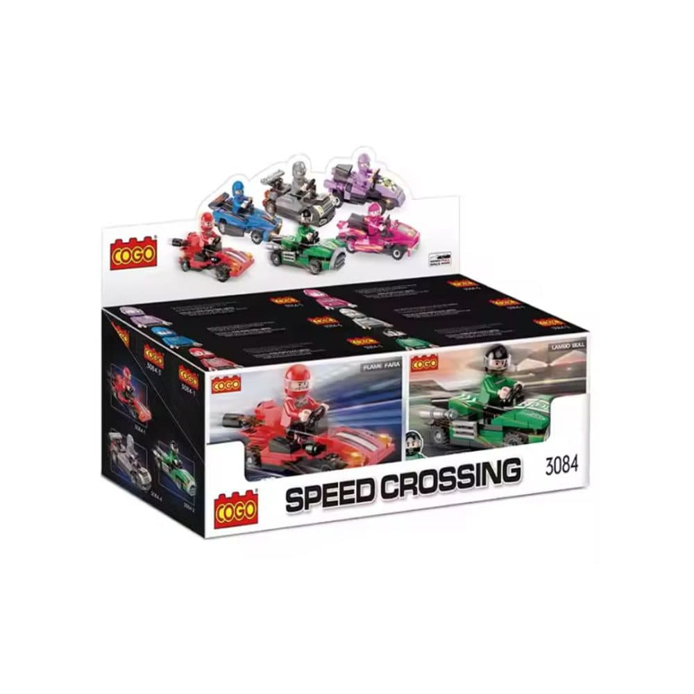 Bloques De Construccion Cogo Educativos Ensamblar Racing 6 Modelos