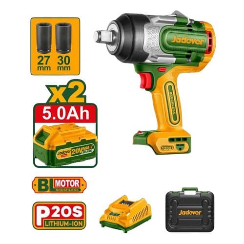 Chave De Impact 3 4 Bateria Jadever 50 60