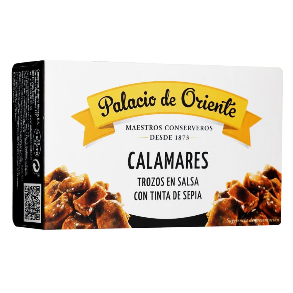 Conserva Palacio De Oriente Calamares Tinta De Sepia 115G