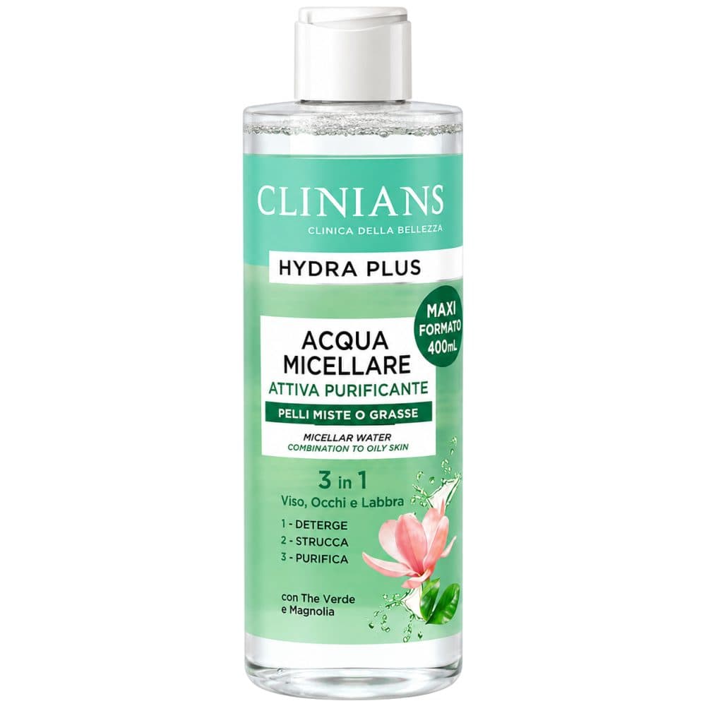 Agua Micellar Clinians Attiva Purificante Te Verde Magnolia 316