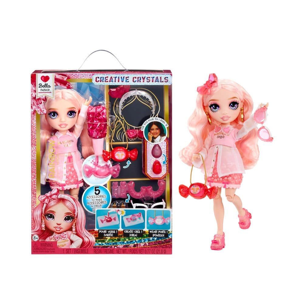 Boneca Rainbow High Bella Parker Creative Crystals Mga Entertaimen