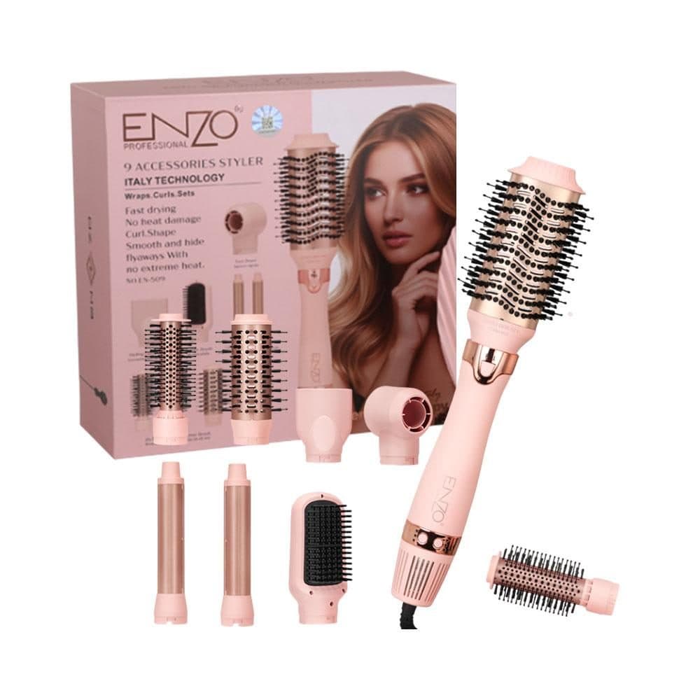 Kit Escova Secadora Enzo Rosa 50
