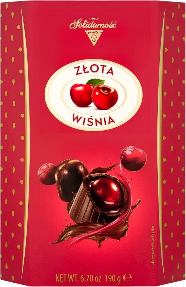 Bombom Solidarnosc Cereja Ao Licor Ztota Wisnia