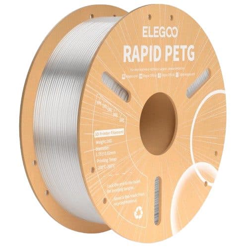 Filamento Impressora 3D Elegoo Petg Transparente