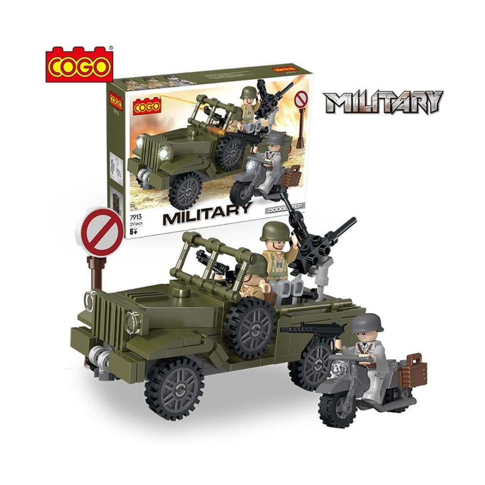 Bloques De Construccion Cogo Educativos Ensamblar Military 272 Piezas