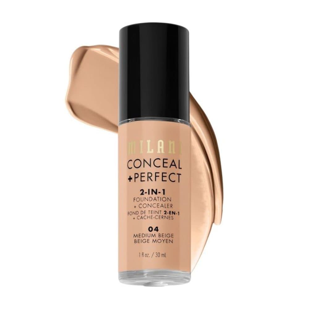 Base Corretivo Milani Conceal Perfect 2 IN1 04 Medium Beige 30ML