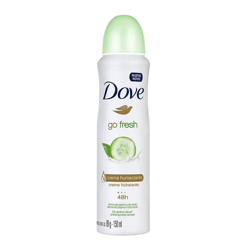 Dove Spray Pepino Te Verde