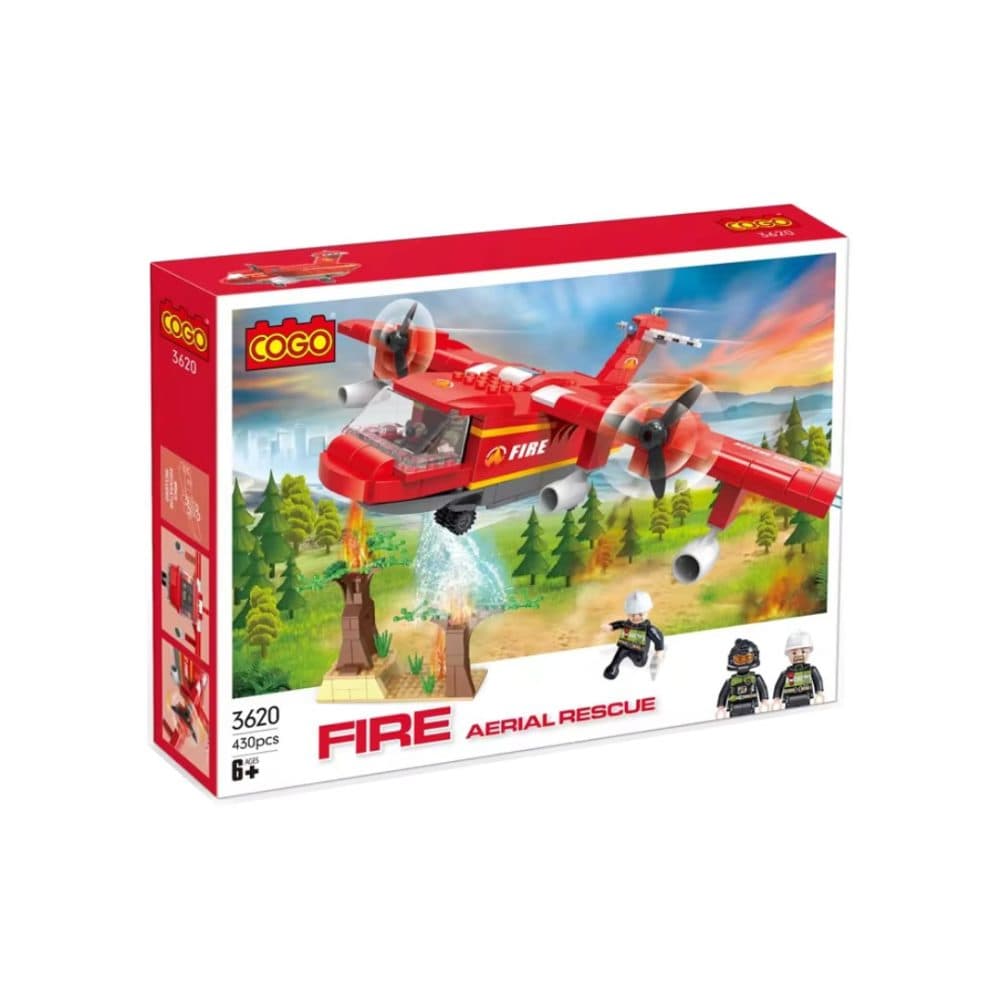 Bloques De Construccion Cogo Educativos Ensamblar Helicoptero 430 Piezas