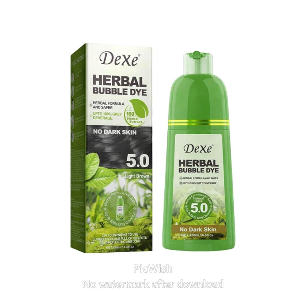 Shampoo Dexe Herbal Day Bubble Dye Lignt Brown 420ML