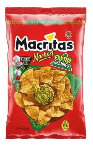 Nachos Macritas Extra Grandes 250G