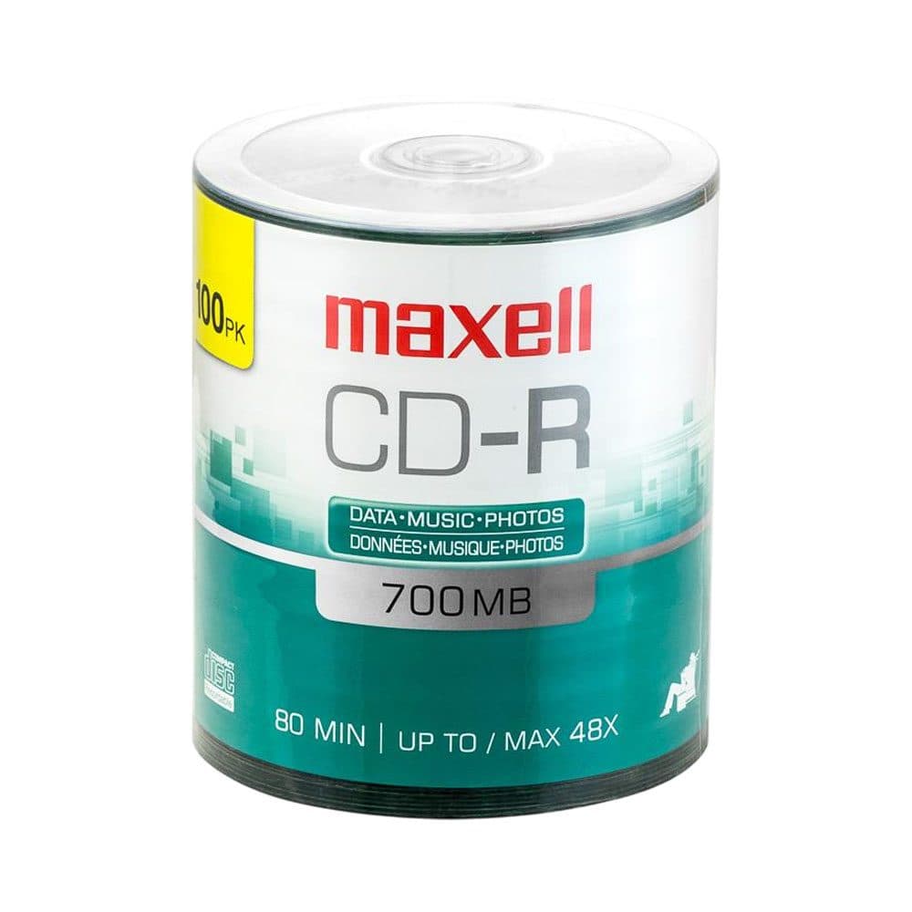 Cd Maxell 100 Unidades