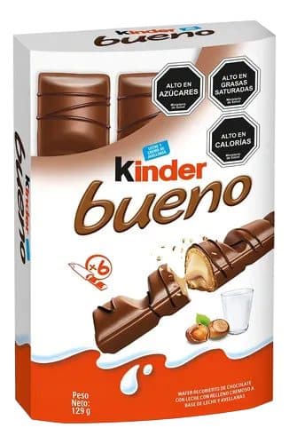 Chocolate Kinder Bueno Ao Leite 6PCS 129G