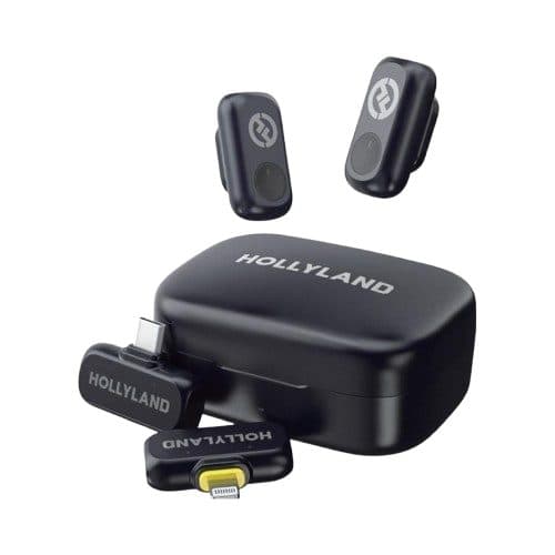 Apple Microfone Wir Hollyland Lark A1 Duo iPhone Space Gray