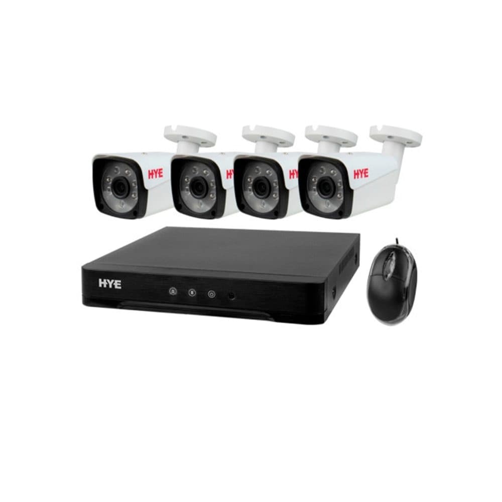 Cctv Dvr Kit 8CH Exterior 4 Canal