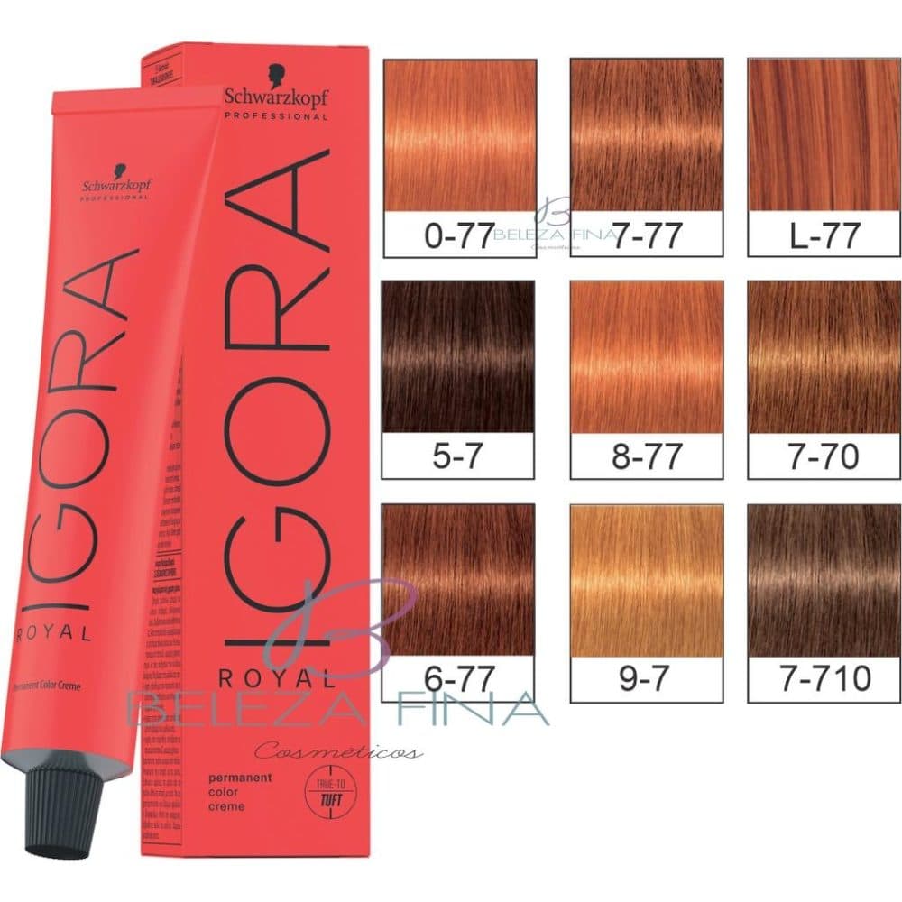 Tinta Cabelo Schwarzkopf Igora Royal 1 0 60G Lo Ao 60ML