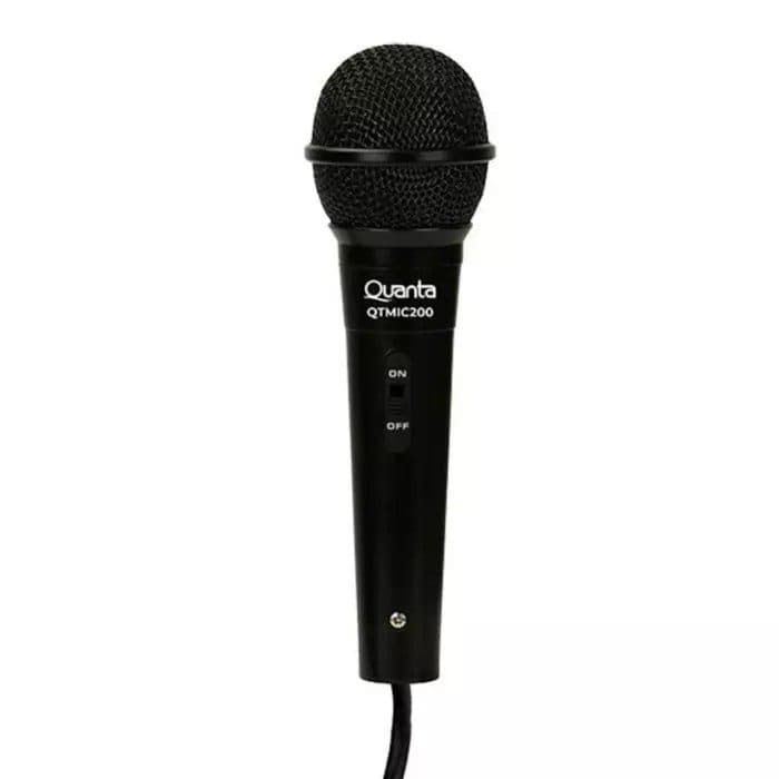 Quanta Microfone Cabo 3MTS Conec Xlr Adap