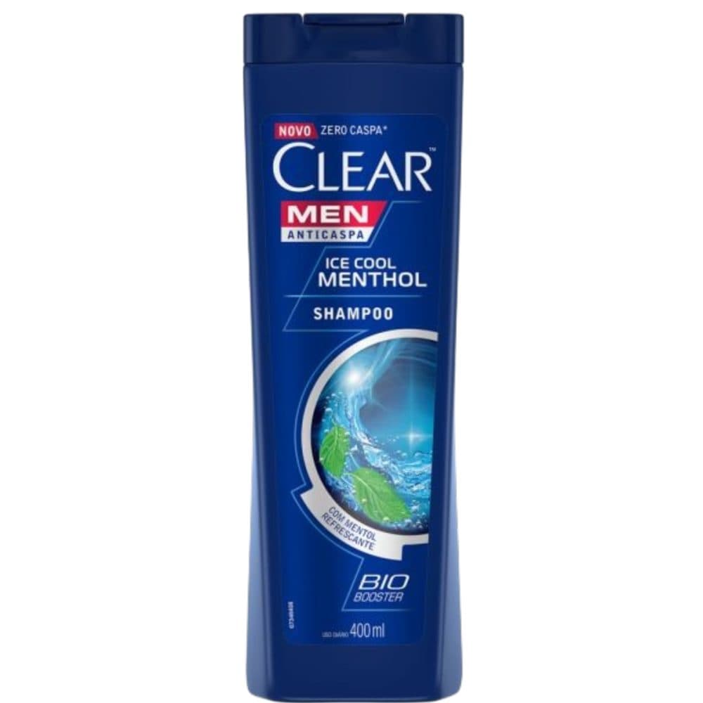 Shampoo Clear Anticaspa Ice Cool Menthol 400ML