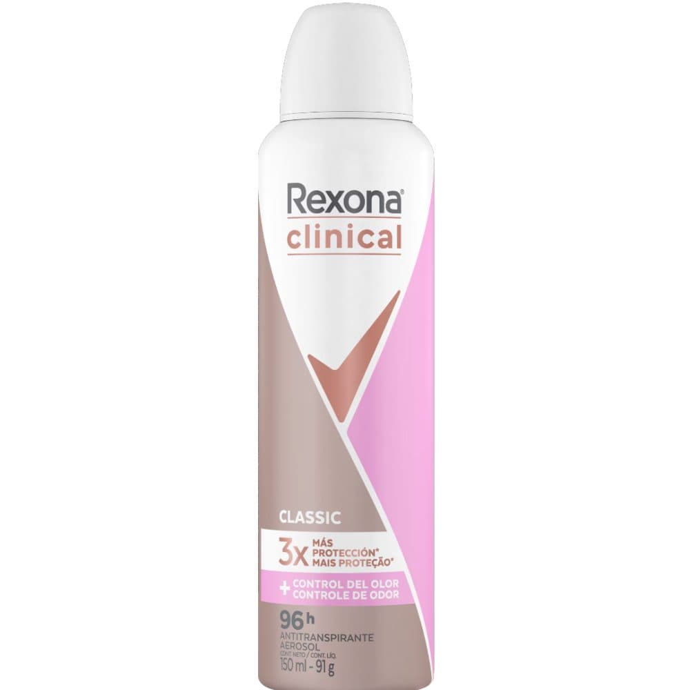Des Rexona Aerosol Clinical Classic 3X Prote Ao 150ML