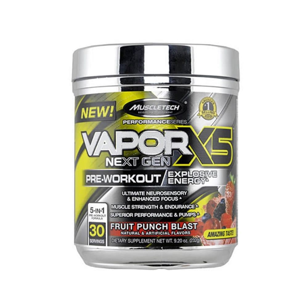 Pre Entrenamiento Muscletech Nano Vapor X5 Fruit Punch Blast