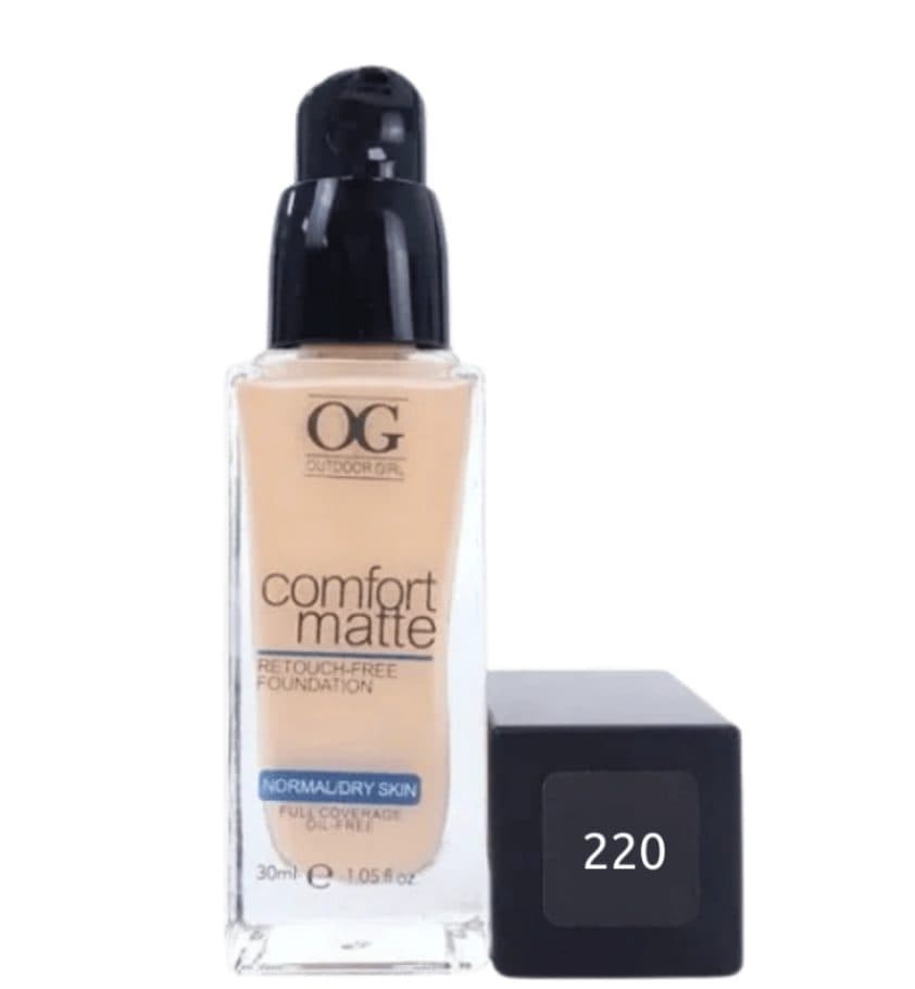 Base Facial Og Comfort Matte Liquid 220 Pure Beige