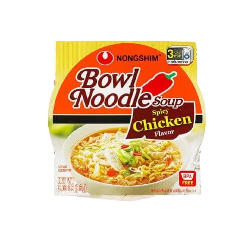 Ramen Nongshim Bowl Nooble Soup Spicy Chicken Flavor 86G
