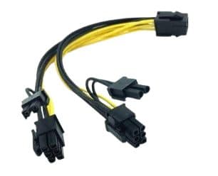 Cabo Adaptador De Energia Pci Ex 2