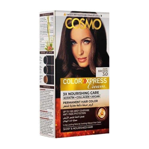 Tinta Cabelo Cosmo Color Express 3X Dark Brown