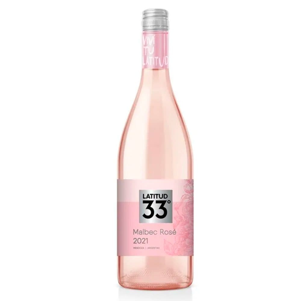 Beb Vinho Latitud 33 Malbec Rose 204130 750ML