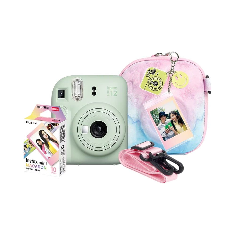 Kit Camera Instantanea Fuji Instax Mini 12