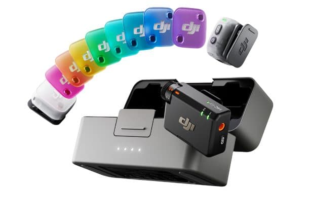DJI Microfone Wireles Mini 2 2 Tx 1RX Charging Case