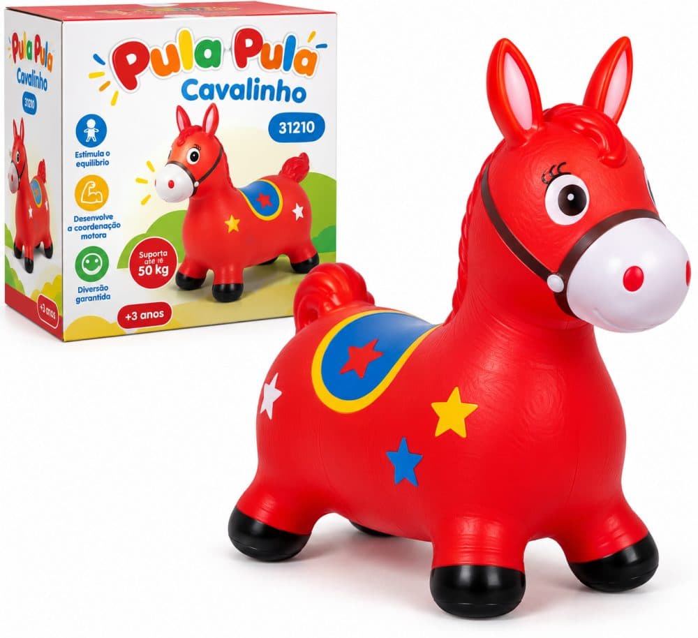 Brinquedo Infantil Cavalinho Pula Pula