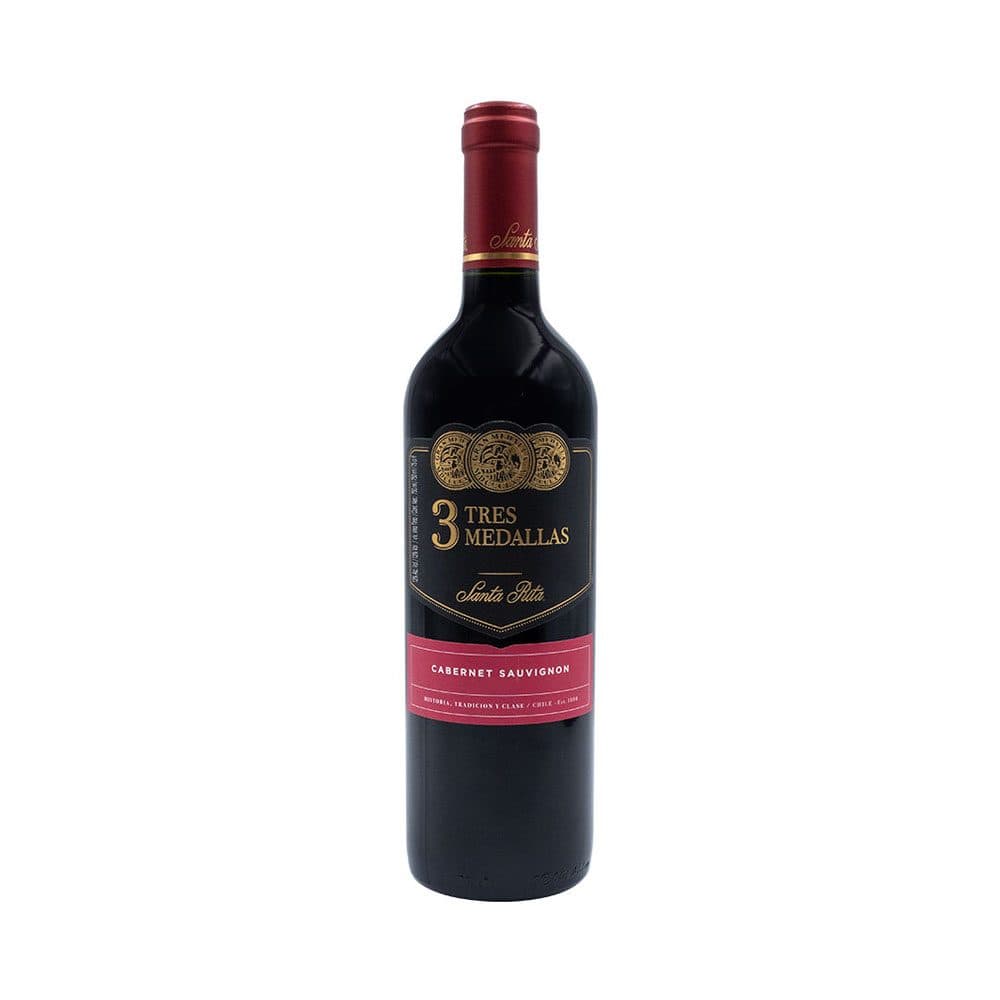 Vino Santa Rita Tres Medallas Cabernet Sauvignon 750ML